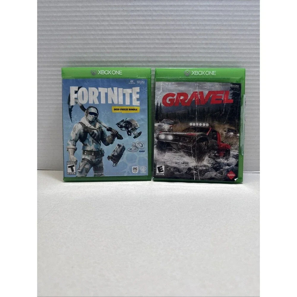 Fortnite Deep Freeze Bundle & Gravel Xbox One Games Used